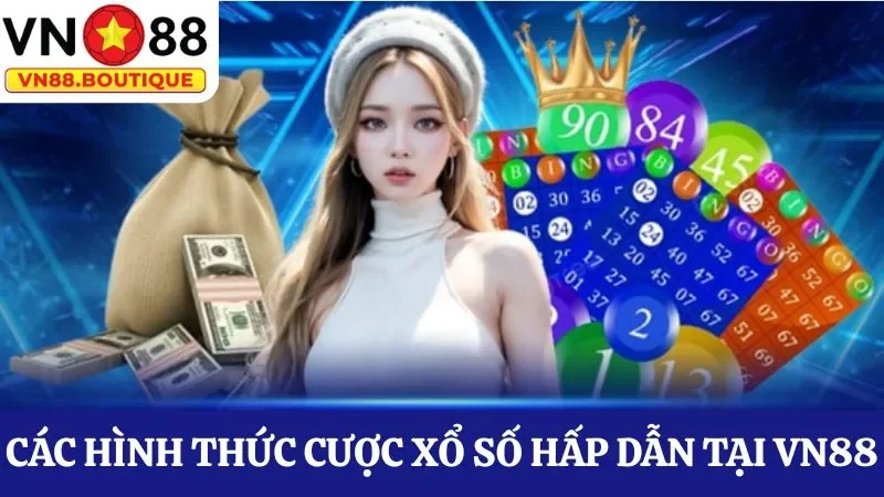 Các loại hình cược xổ số online hiện có tại nhà cái VN88